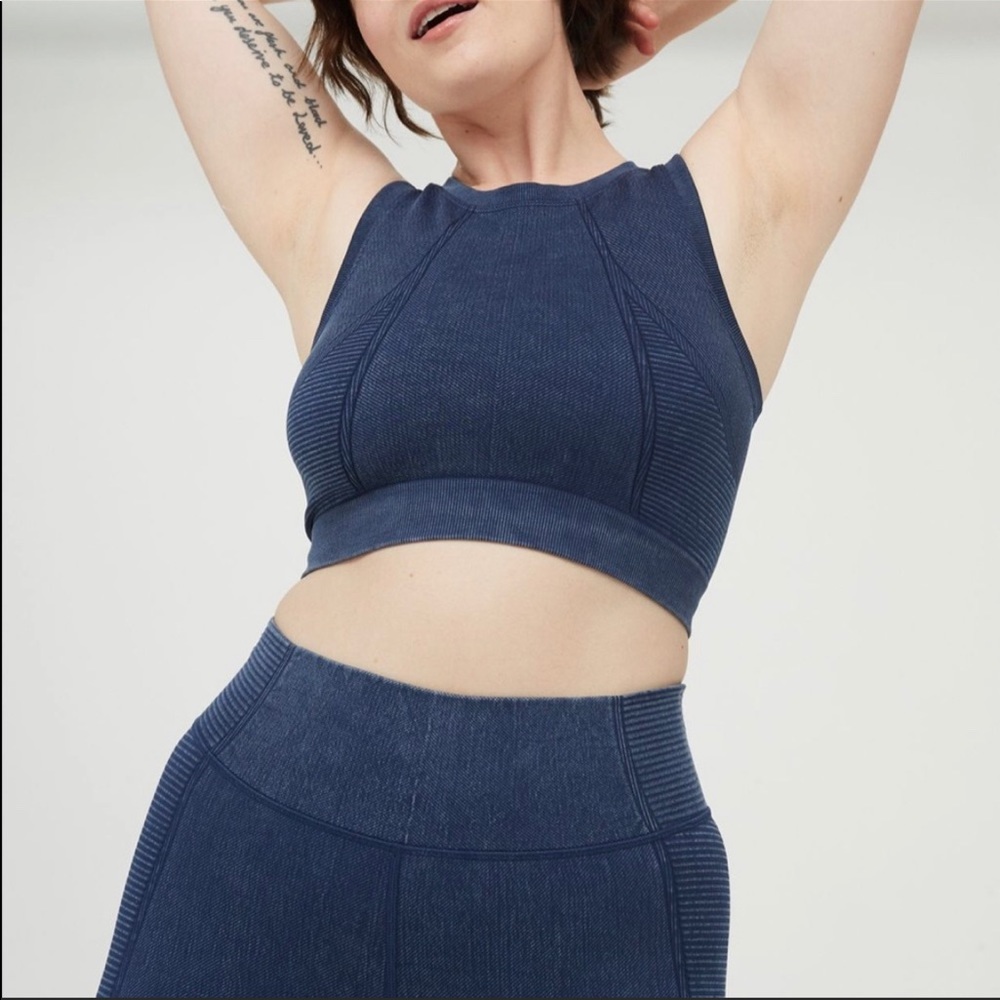 Aerie OFFLINE seamless longline sports bra
